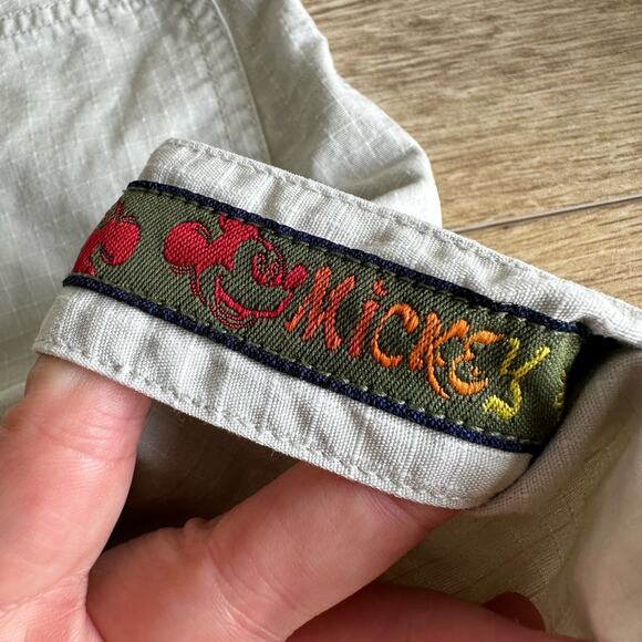 Vintage Disney Micky Unlimited RipStop Carpenter Utility Shorts 7/8 or 28 - Picture 6 of 8